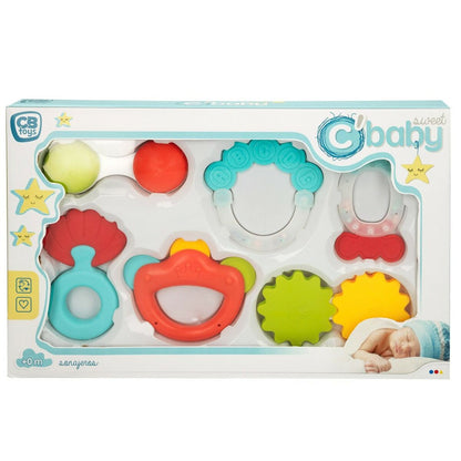 Set de clopoței Colorbaby 6 Piese 12,5 x 1,5 x 6,5 cm (6 Unități) - Bebelus, Jucăriile copilăriei timpurii