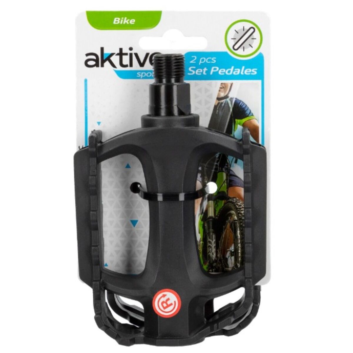 Pedale Aktive 11 x 3 x 8 cm Bicicletă 2 Piese Negru 24 Unități - Sport și în aer liber, Ciclism