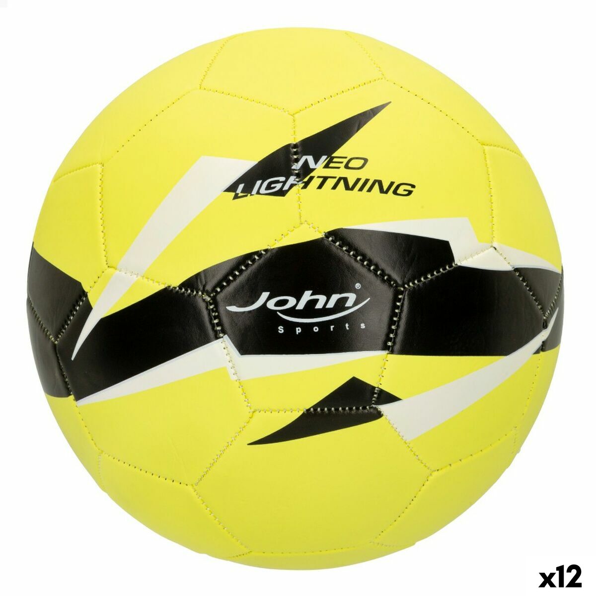 Minge de Fotbal John Sports World Star 5 Ø 22 cm Blană Sintetică (12 Unități) - Sport și în aer liber, Fotbal