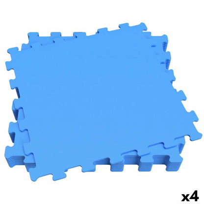 Puzzle pentru Copii Aktive Albastru 9 Piese Cauciuc Eva 50 x 0,4 x 50 cm (4 Unități) - Jucarii si jocuri, Puzzle-uri și puzzle-uri