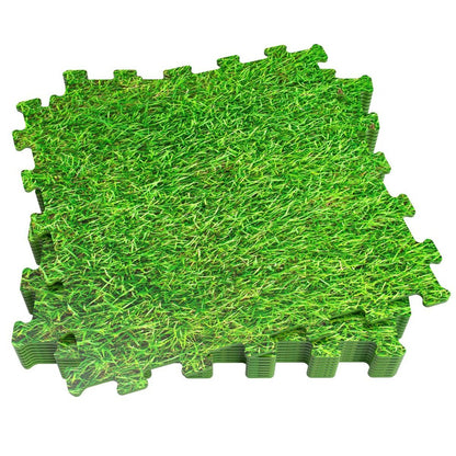 Puzzle pentru Copii Aktive Iarbă 8 Piese Cauciuc Eva 50 x 0,4 x 50 cm (4 Unități) - Jucarii si jocuri, Puzzle-uri și puzzle-uri