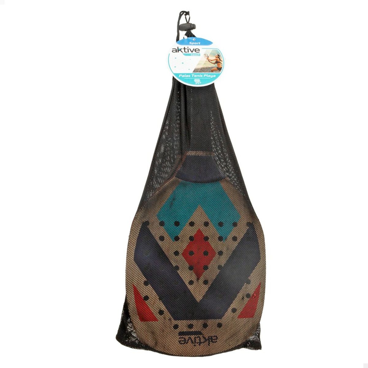 Palete de Plajă cu Minge Aktive Albastru Roșu (12 Unități) - Jucarii si jocuri, În aer liber și sport