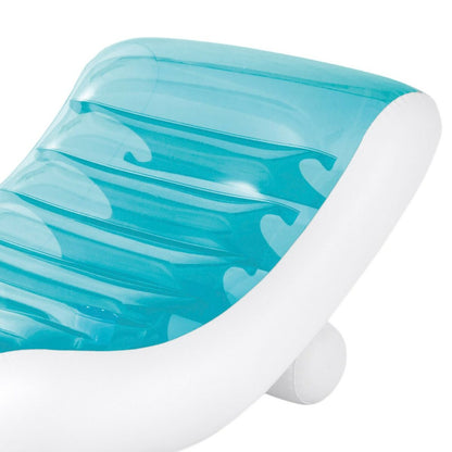Șezlong Gonflabil Intex Albastru 191 x 67 x 89 cm (4 Unități) - Jucarii si jocuri, În aer liber și sport