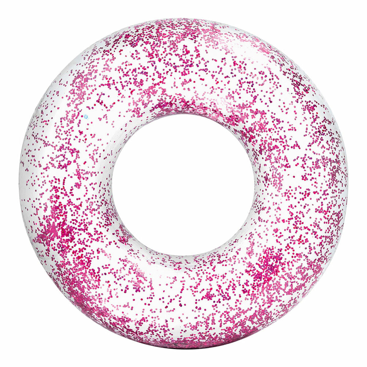 Colac Gonflabil Gogoașă Intex Transparent Purpurină Ø 119 cm (6 Unități) - Jucarii si jocuri, În aer liber și sport