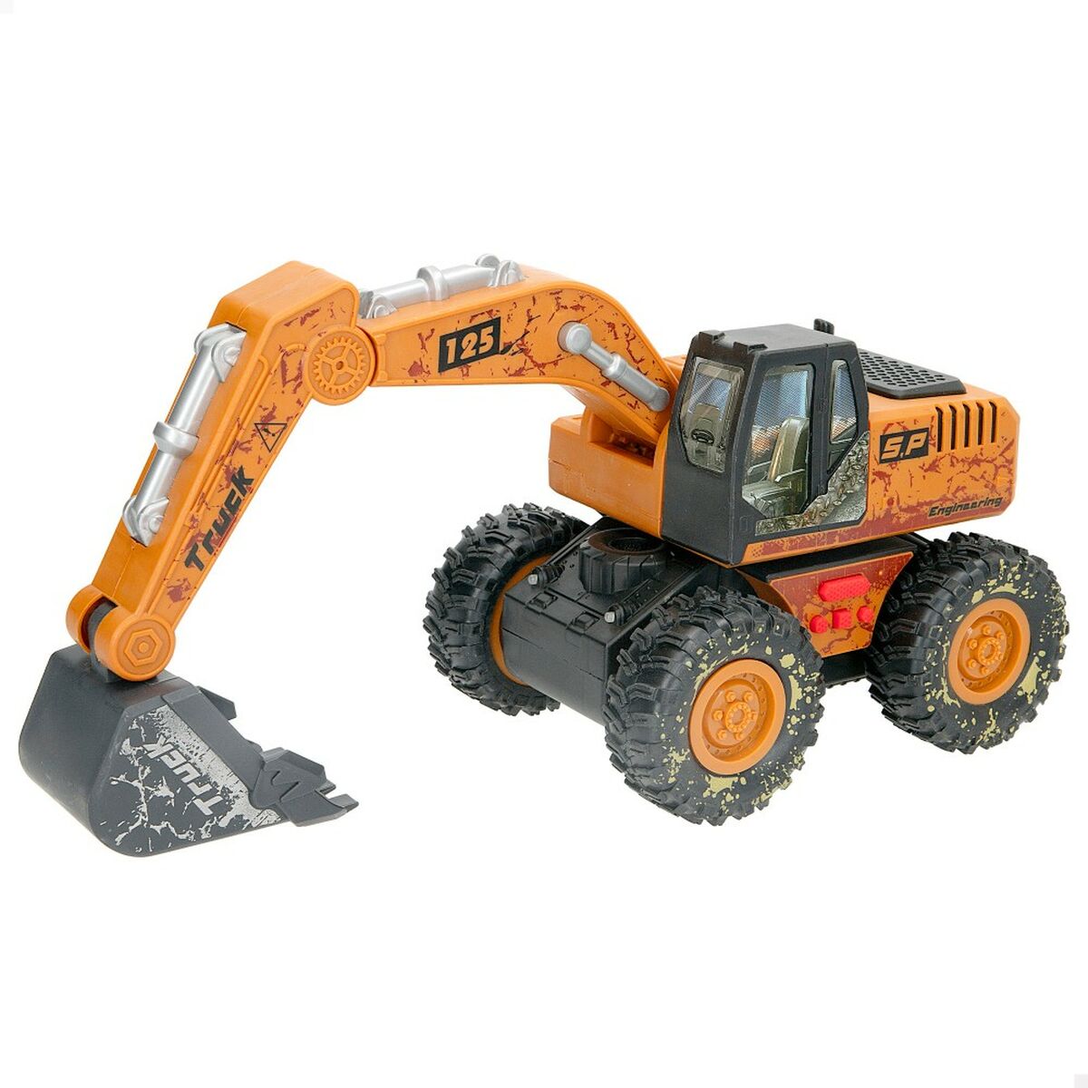 Excavator Speed & Go Lumină Sunet 26 x 15 x 12 cm (6 Unități) - Jucarii si jocuri, Vehicule