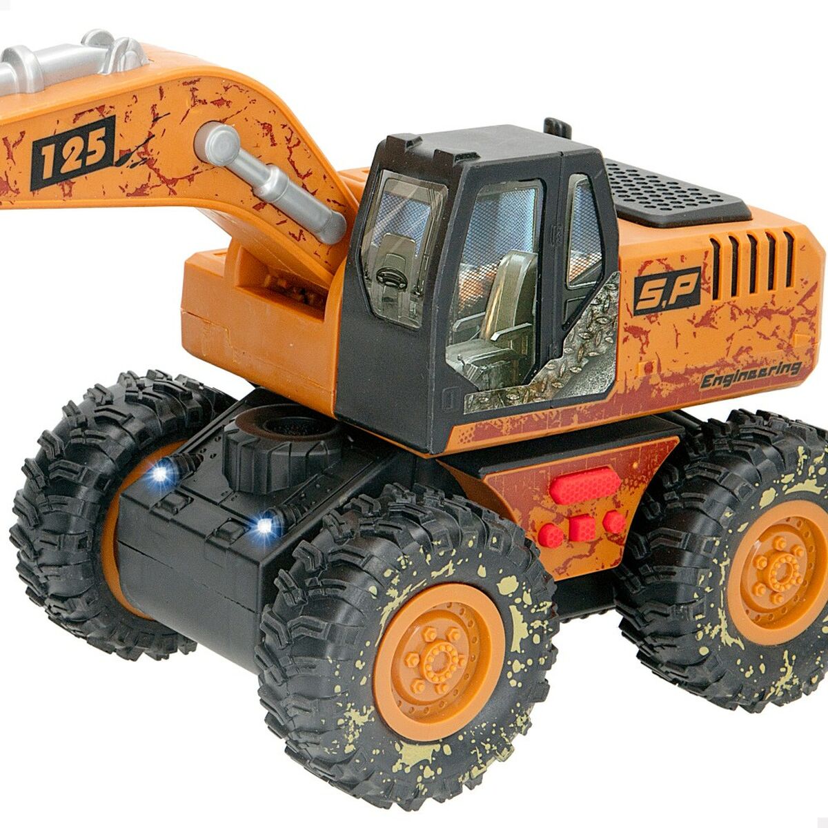 Excavator Speed & Go Lumină Sunet 26 x 15 x 12 cm (6 Unități) - Jucarii si jocuri, Vehicule