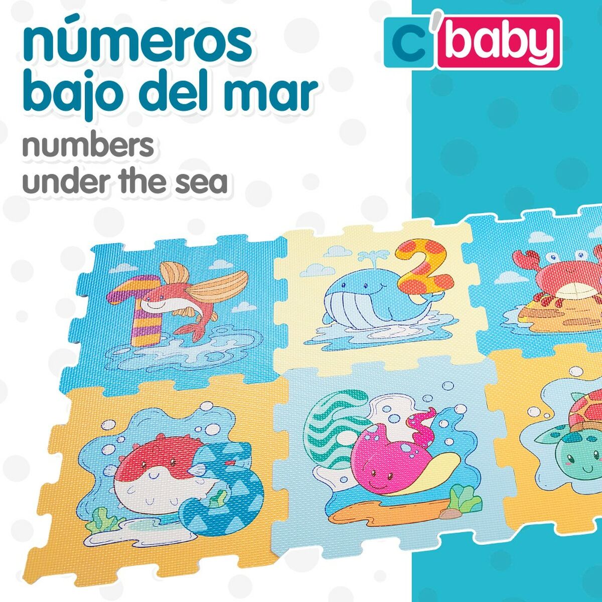 Saltea de joacă Colorbaby Marin EVA 8 Piese (4 Unități) - Bebelus, Activitate și divertisment
