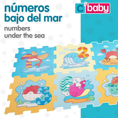 Saltea de joacă Colorbaby Marin EVA 8 Piese (4 Unități) - Bebelus, Activitate și divertisment
