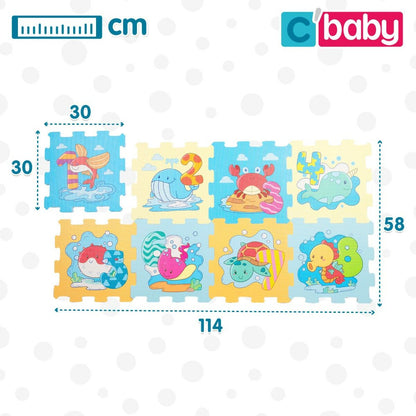 Saltea de joacă Colorbaby Marin EVA 8 Piese (4 Unități) - Bebelus, Activitate și divertisment