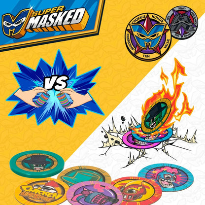 Figurine de Acțiune Eolo Super Masked 3 x 4,5 x 3,5 cm (12 Unități) - Jucarii si jocuri, Păpuși și figurine