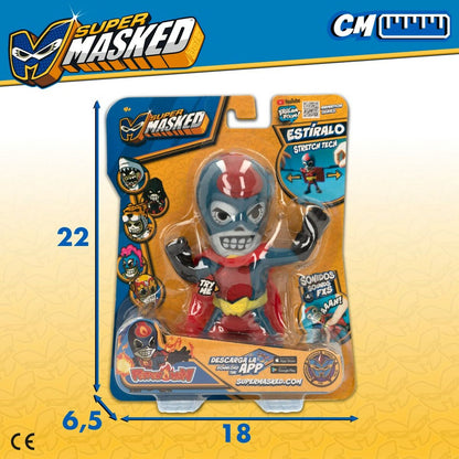 Figurine de Acțiune Eolo Super Masked Pepper Man 14 x 15,5 x 5,5 cm Elastic (12 Unități) - Jucarii si jocuri, Păpuși și figurine