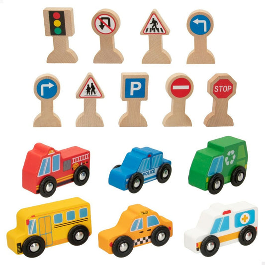 Set de Jucării cu Vehicule Woomax 15 Piese (6 Unități) - Jucarii si jocuri