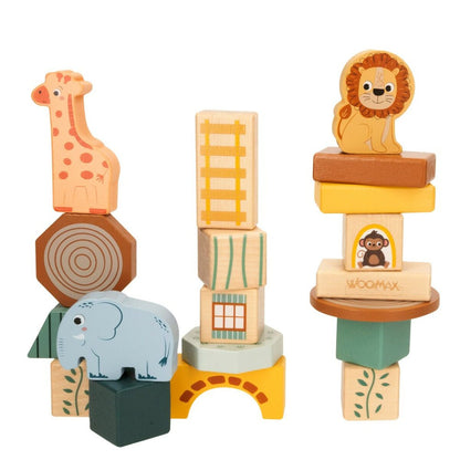 Set de Construcție Woomax animale 28 Piese (6 Unități) - Jucarii si jocuri