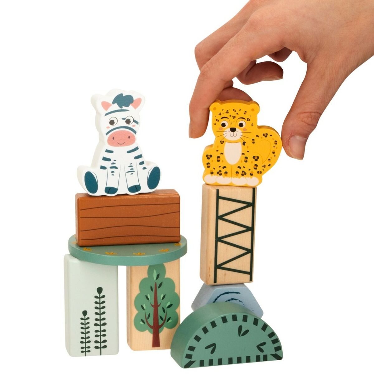 Set de Construcție Woomax animale 28 Piese (6 Unități) - Jucarii si jocuri
