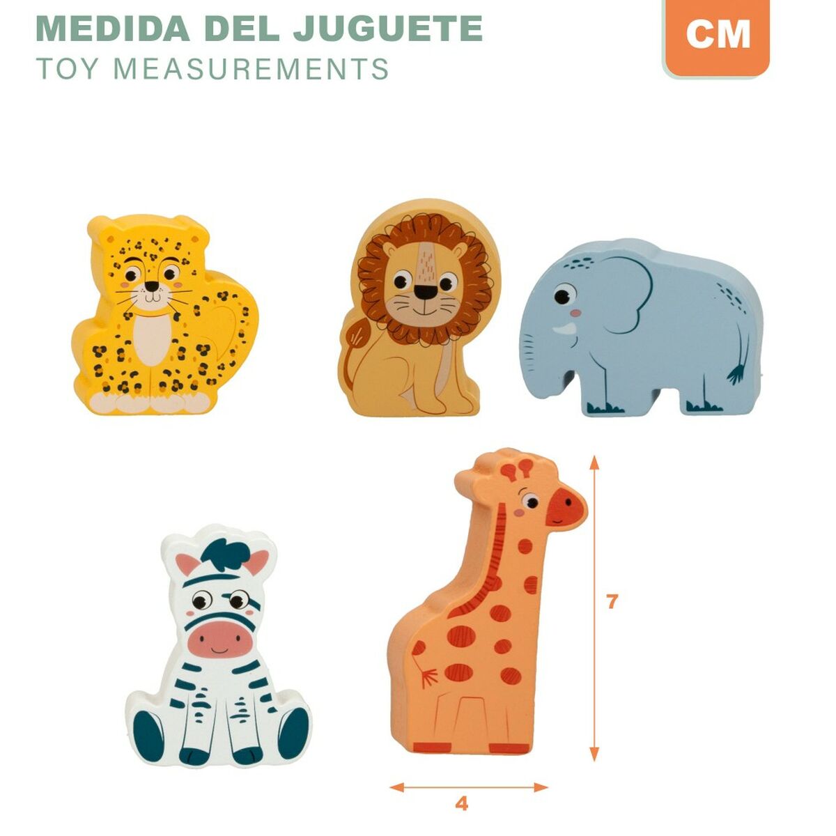 Set de Construcție Woomax animale 28 Piese (6 Unități) - Jucarii si jocuri