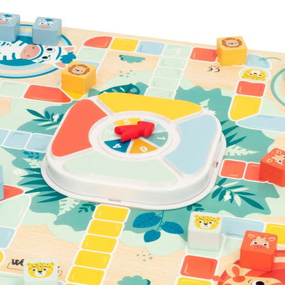 Tablă de Parchís și Oca Woomax Zookabee 30 x 3 x 30 cm Infantil animale (6 Unități) - Jucarii si jocuri, Jocuri și accesorii