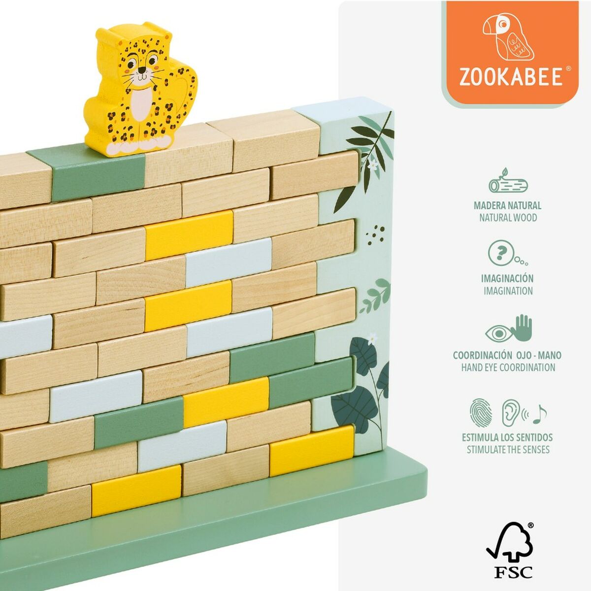 Set de Construcție Woomax animale 44 Piese (6 Unități) - Jucarii si jocuri