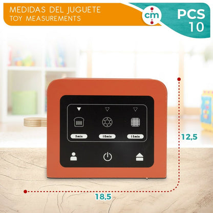 Toaster jucărie Woomax 10 Piese 18,5 x 12,5 x 7,5 cm (4 Unități) - Jucarii si jocuri, Imitații de jocuri