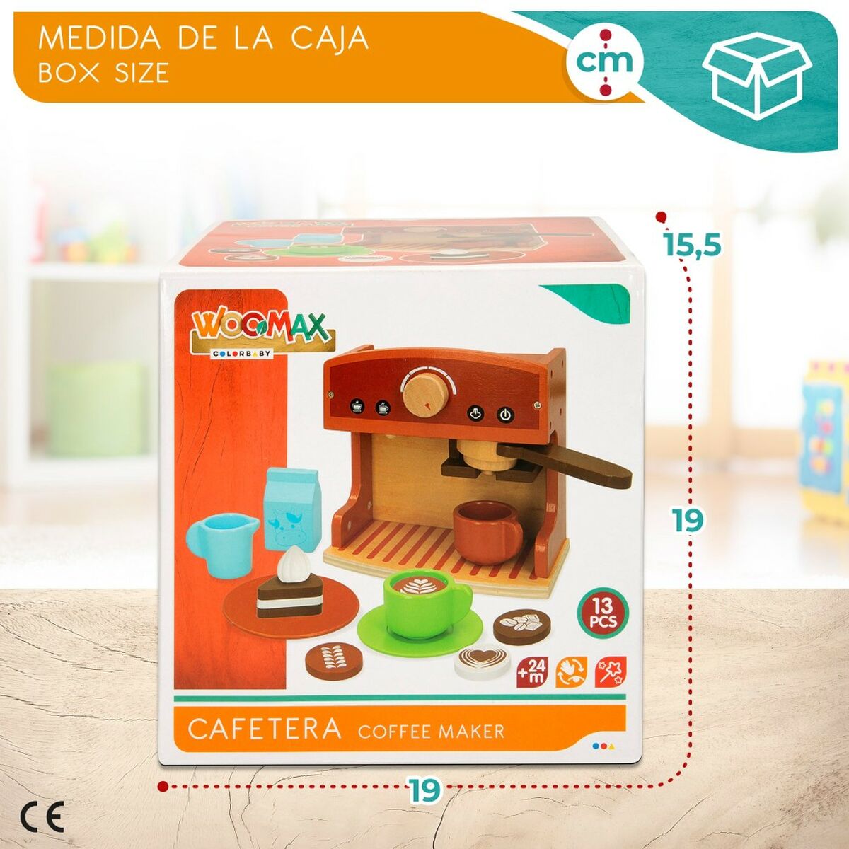 Cafetieră jucărie Woomax (4 Unități) - Jucarii si jocuri, Imitații de jocuri