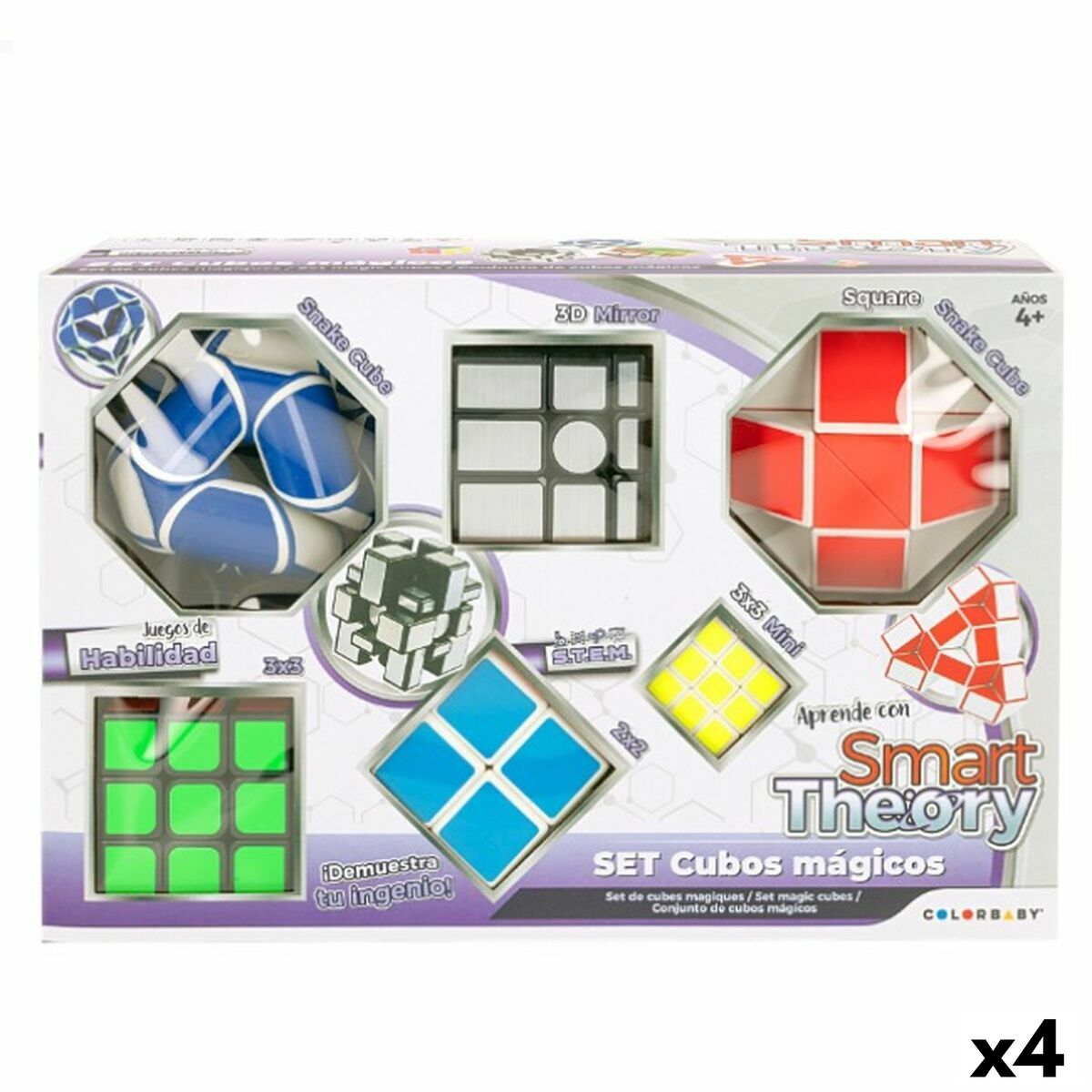 Cub Rubik Colorbaby Smart Theory 6 Piese - Jucarii si jocuri, Puzzle-uri și puzzle-uri