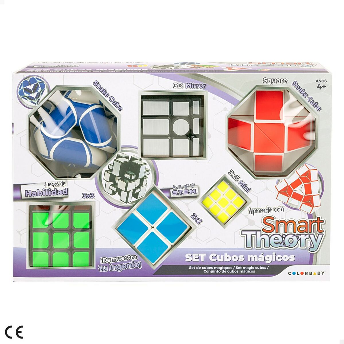 Cub Rubik Colorbaby Smart Theory 6 Piese - Jucarii si jocuri, Puzzle-uri și puzzle-uri