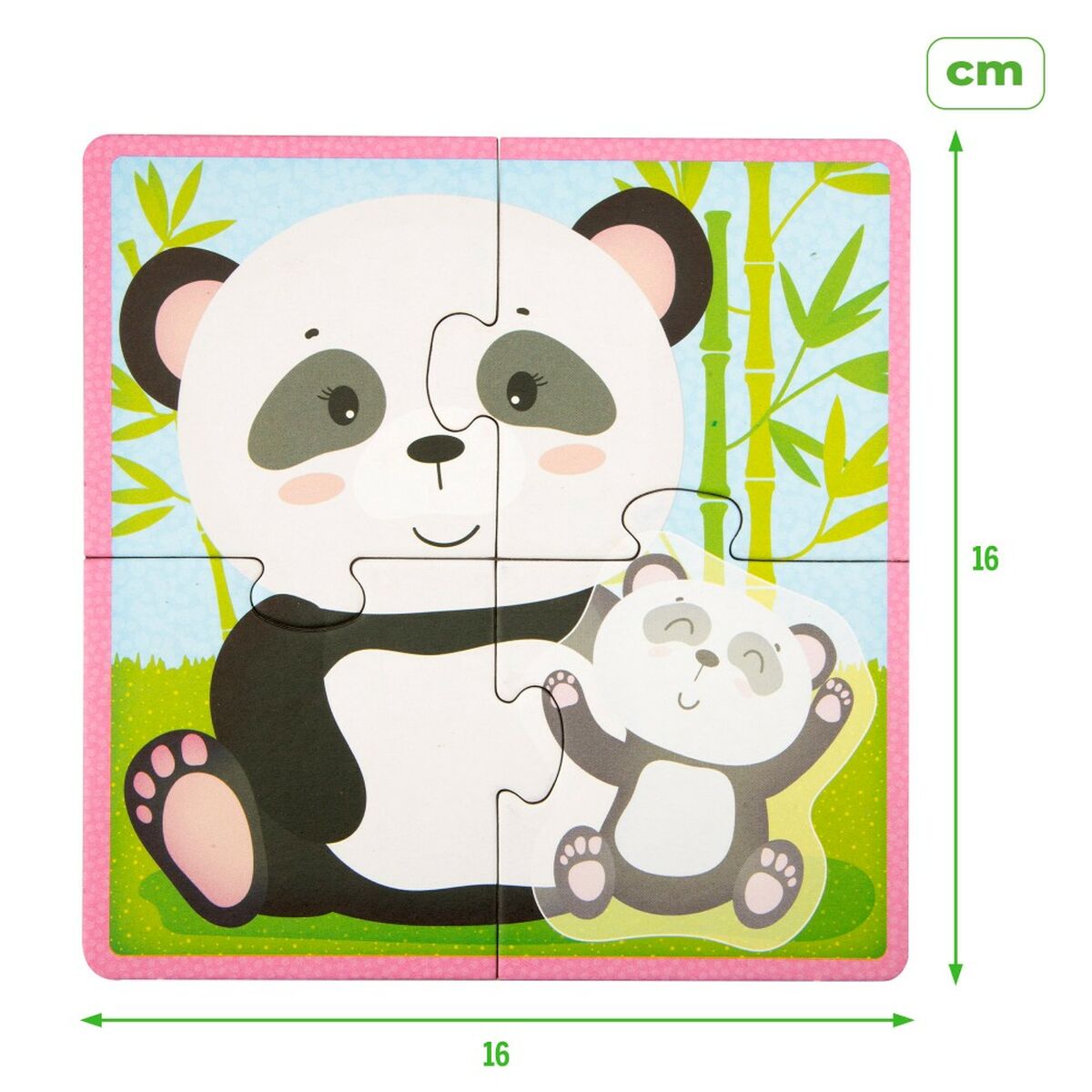 Puzzle pentru Copii Lisciani animale 16 Piese 16 x 1 x 16 cm (6 Unități) - Jucarii si jocuri, Puzzle-uri și puzzle-uri