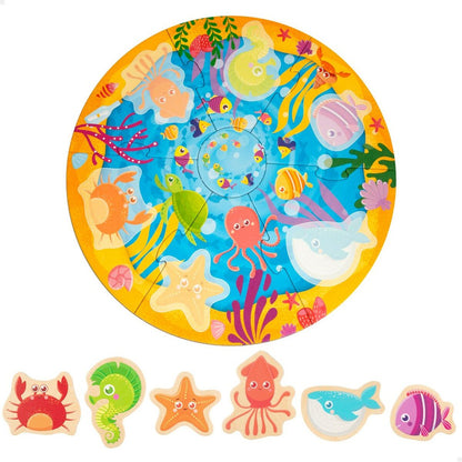 Puzzle pentru Copii Lisciani Marin 13 Piese 33 x 1 x 32 cm (6 Unități) - Jucarii si jocuri, Puzzle-uri și puzzle-uri