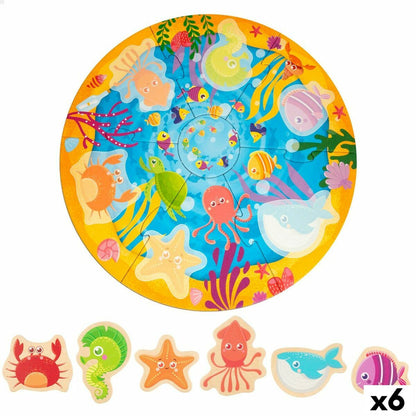 Puzzle pentru Copii Lisciani Marin 13 Piese 33 x 1 x 32 cm (6 Unități) - Jucarii si jocuri, Puzzle-uri și puzzle-uri