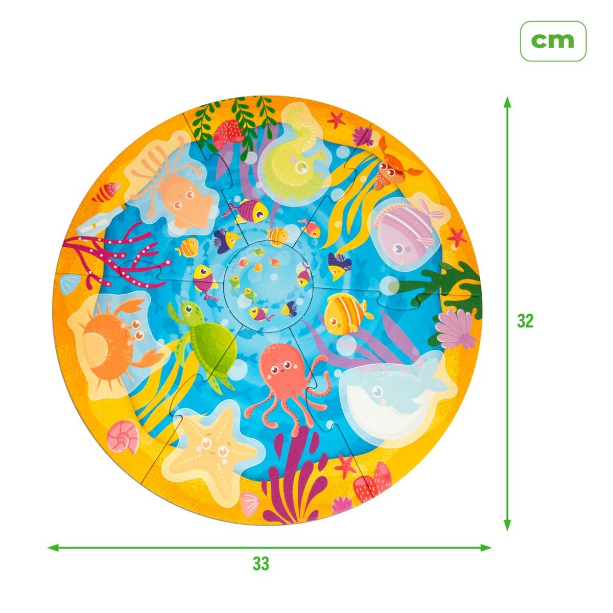 Puzzle pentru Copii Lisciani Marin 13 Piese 33 x 1 x 32 cm (6 Unități) - Jucarii si jocuri, Puzzle-uri și puzzle-uri