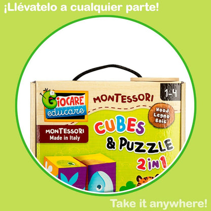 Puzzle 3D Lisciani 4 Piese 22 x 23 x 1 cm (6 Unități) animale - Jucarii si jocuri, Puzzle-uri și puzzle-uri