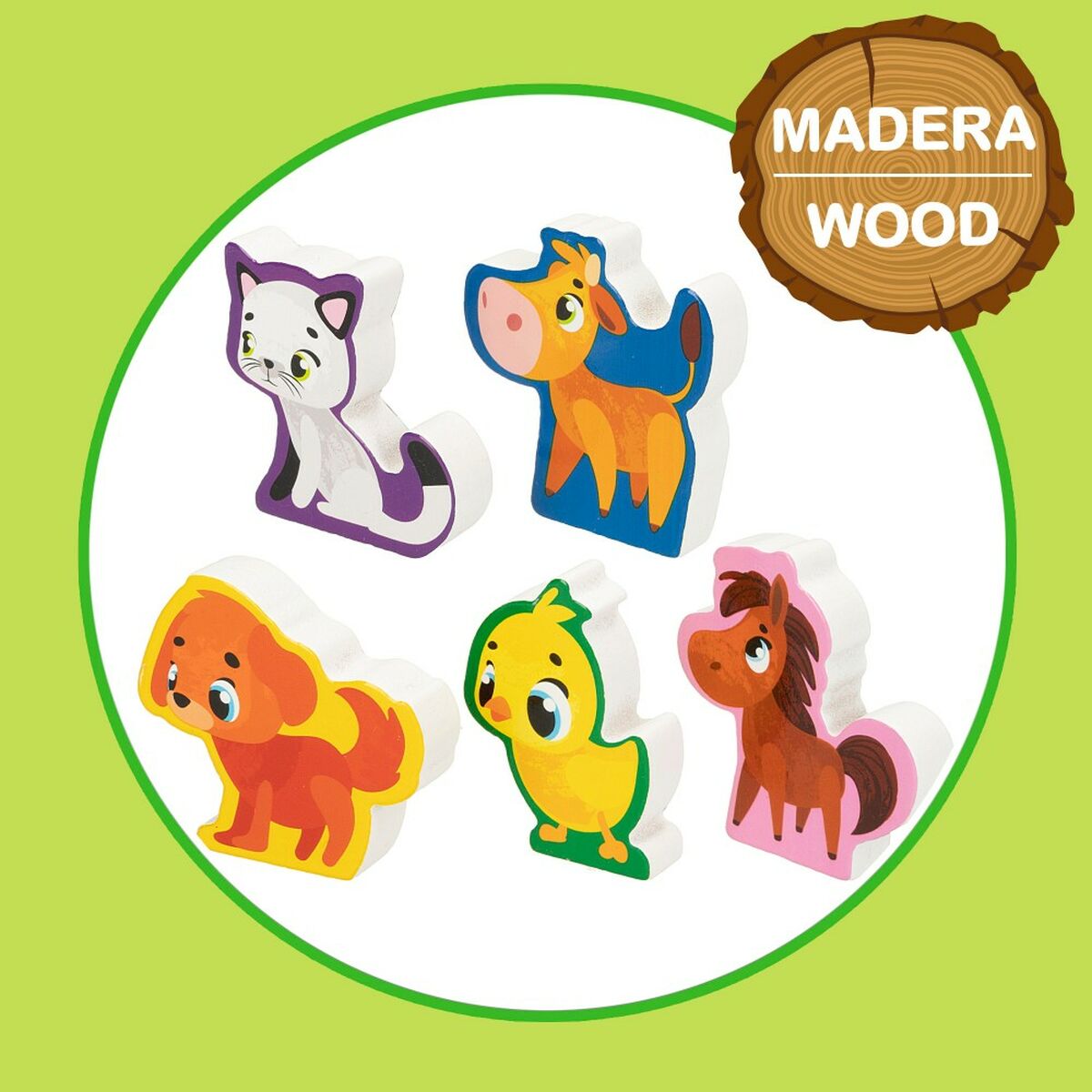 Puzzle pentru Copii Lisciani Fermă 27 Piese 48 x 1 x 36 cm (6 Unități) - Jucarii si jocuri, Puzzle-uri și puzzle-uri