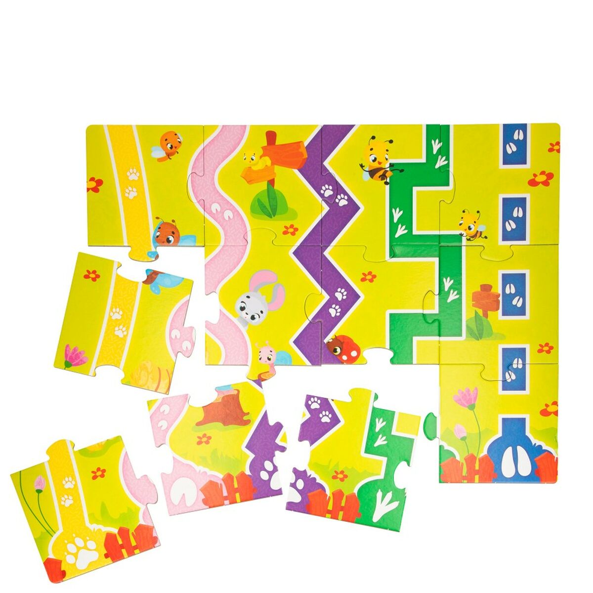 Puzzle pentru Copii Lisciani Fermă 27 Piese 48 x 1 x 36 cm (6 Unități) - Jucarii si jocuri, Puzzle-uri și puzzle-uri