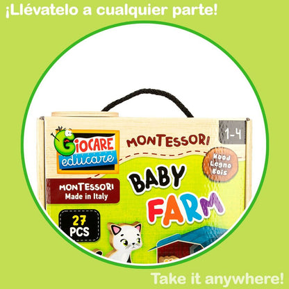 Puzzle pentru Copii Lisciani Fermă 27 Piese 48 x 1 x 36 cm (6 Unități) - Jucarii si jocuri, Puzzle-uri și puzzle-uri