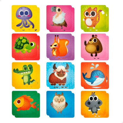 Joc de Memorie Lisciani Puzzle pentru Copii Tactil 24 Piese - Jucarii si jocuri, Jocuri și accesorii