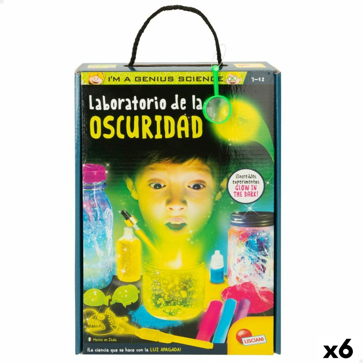 Joc de știință Lisciani Laboratorio de la oscuridad ES (6 Unități) - Jucarii si jocuri, Învățare și educație