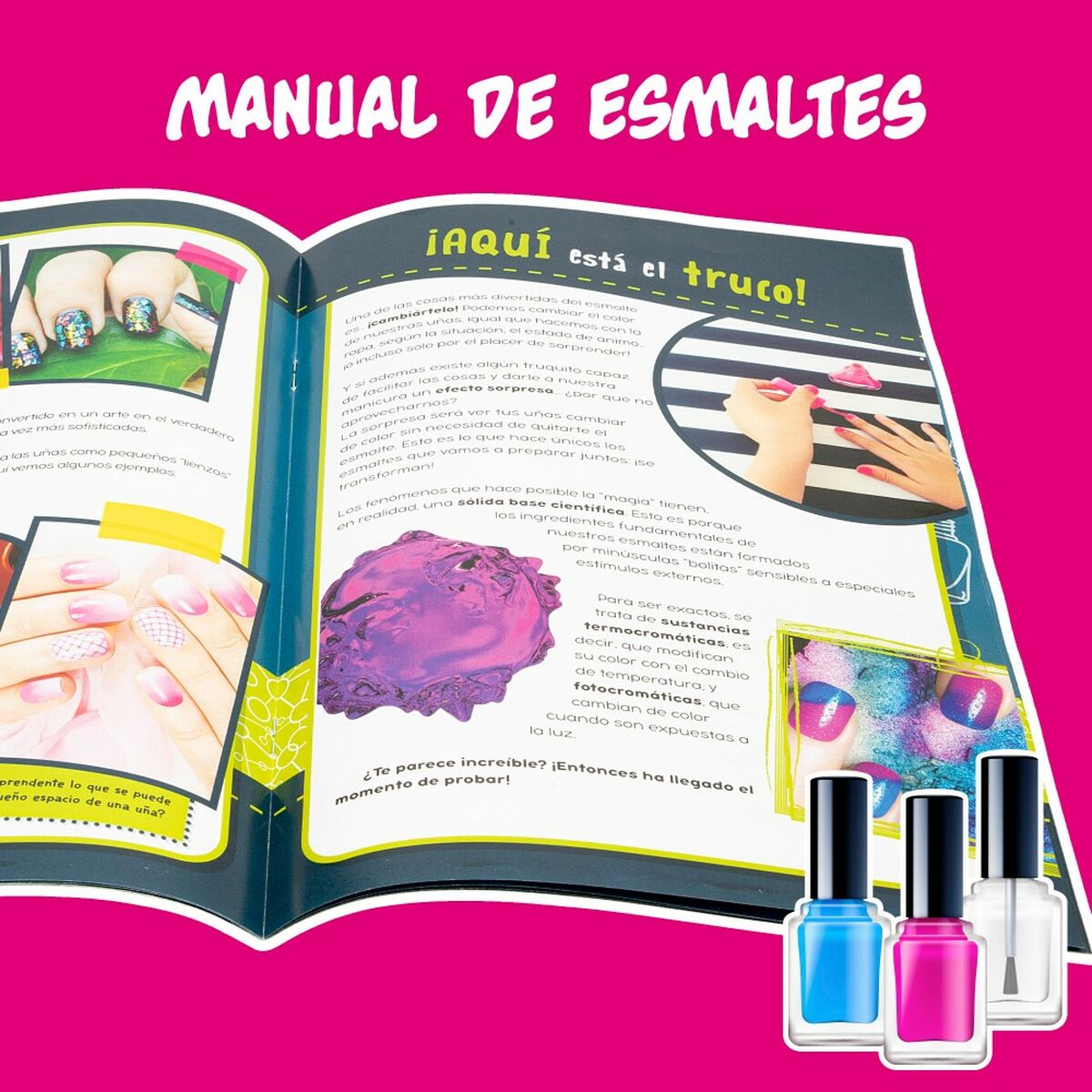 Joc de știință Lisciani Laboratorio de esmalte ES (6 Unități) - Jucarii si jocuri, Învățare și educație