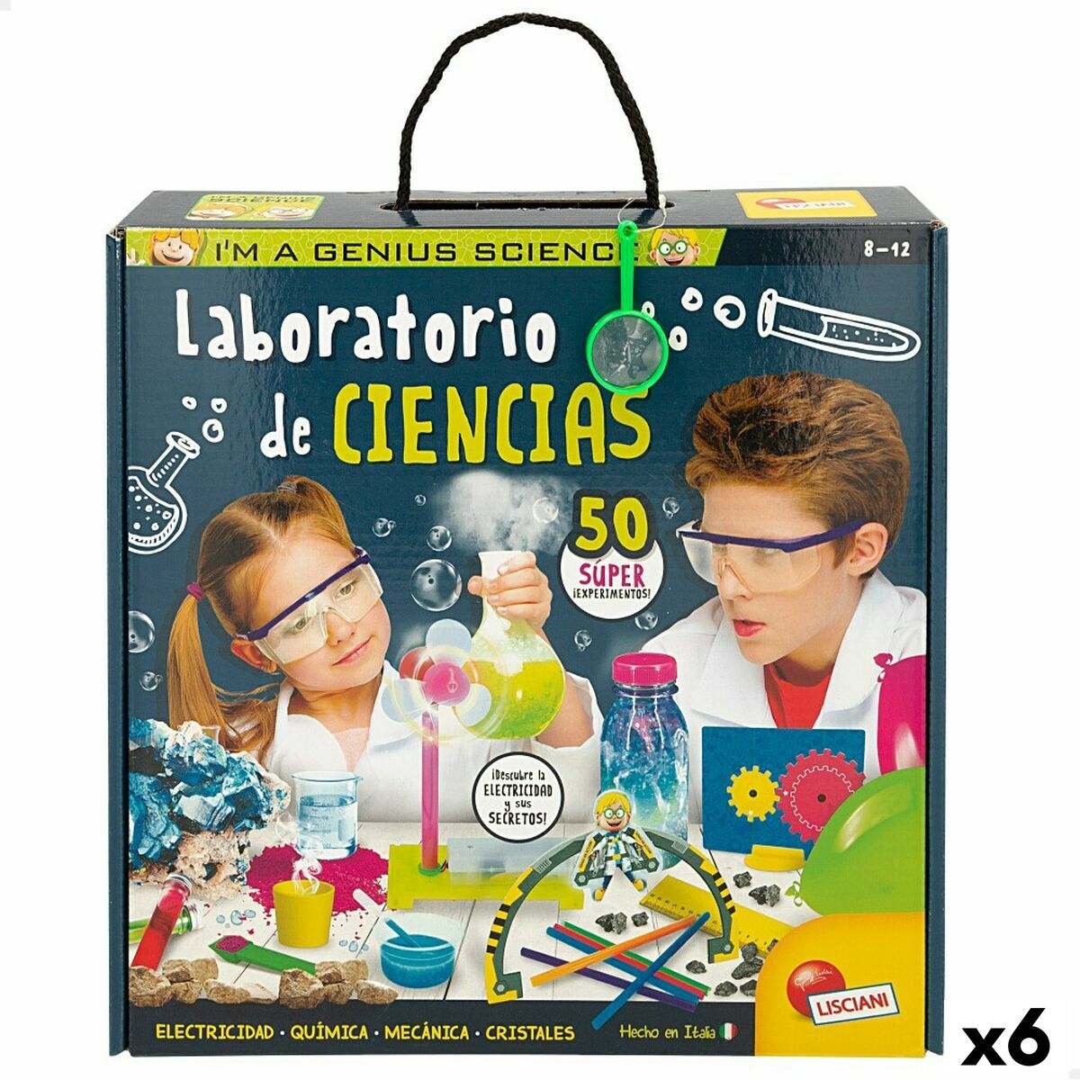 Joc de știință Lisciani Laboratorio ES (6 Unități) - Jucarii si jocuri, Învățare și educație