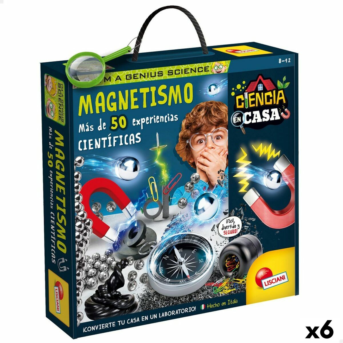 Joc de știință Lisciani Magnetismo ES (6 Unități) - Jucarii si jocuri, Învățare și educație