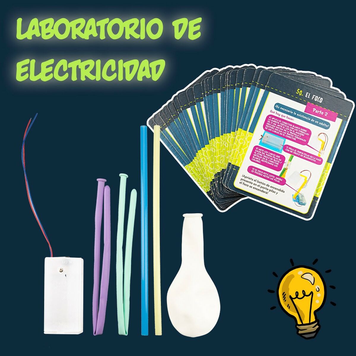 Joc de știință Lisciani Electricidad ES (6 Unități) - Jucarii si jocuri, Învățare și educație