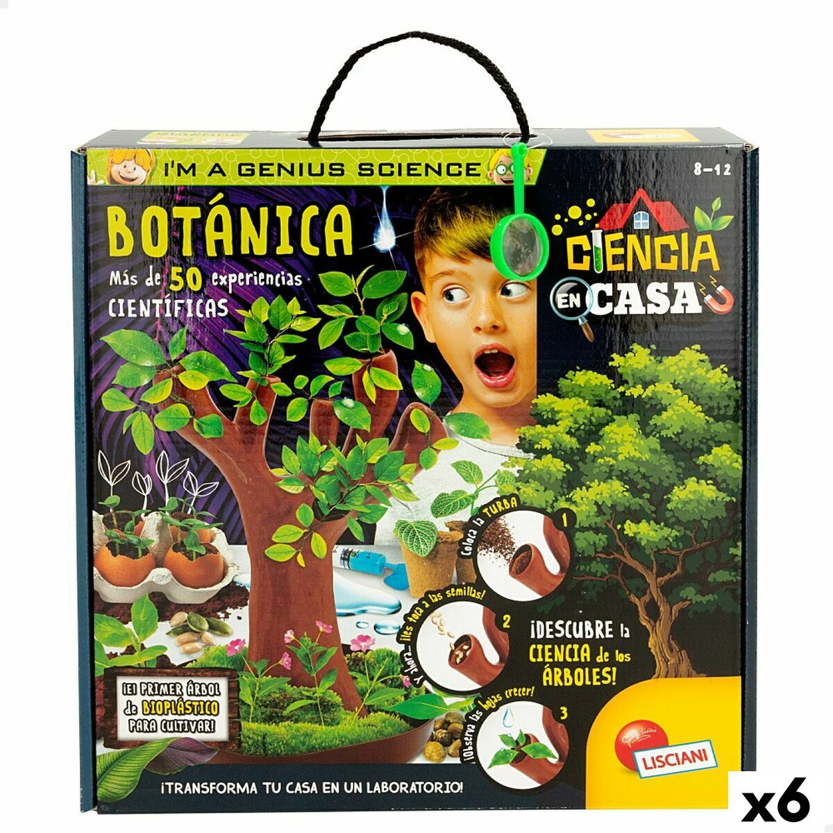 Joc de știință Lisciani Botánica ES (6 Unități) - Jucarii si jocuri, Învățare și educație