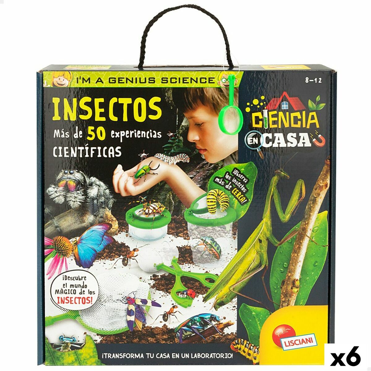 Joc de știință Lisciani Insectos ES (6 Unități) - Jucarii si jocuri, Învățare și educație