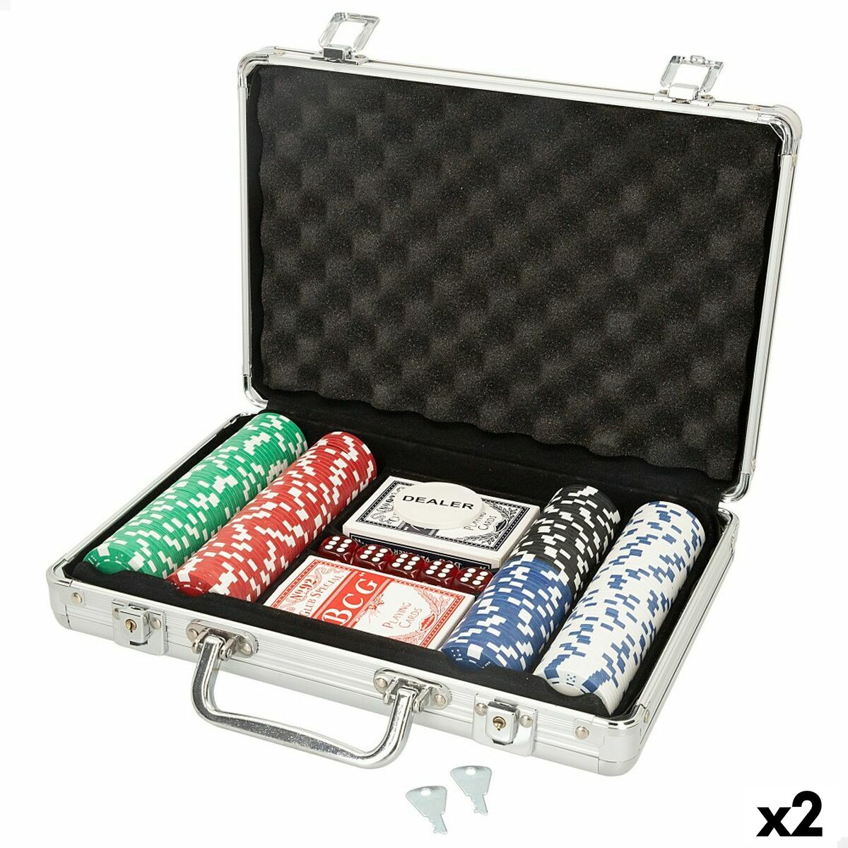 Set de poker Colorbaby 2 Unități - Jucarii si jocuri, Jocuri și accesorii