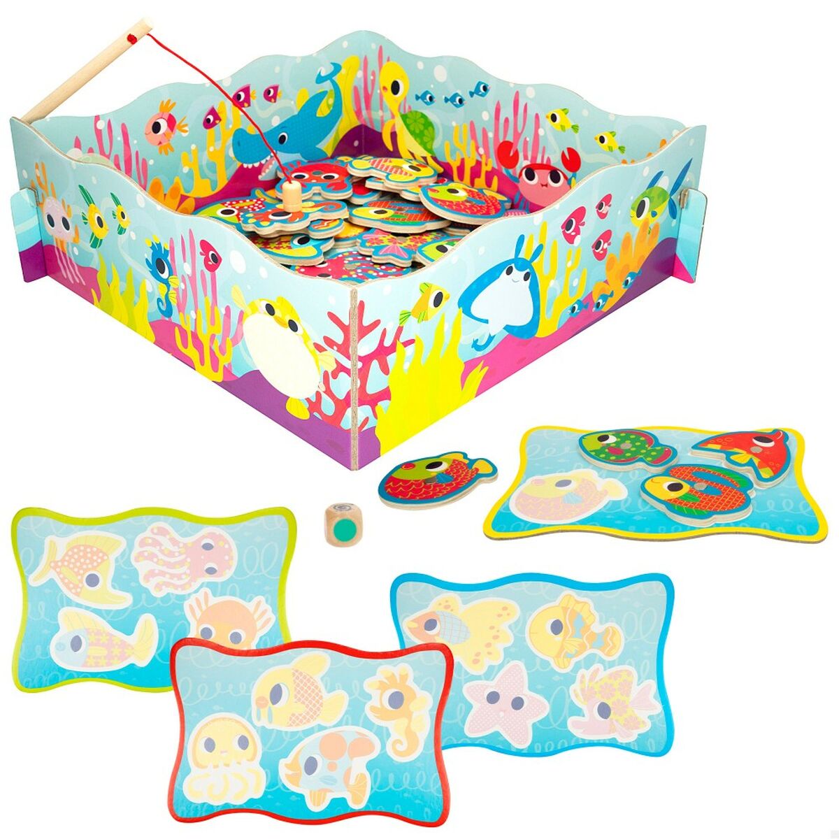 Joc de Masă Lisciani Montessori Pescuit (6 Unități) - Jucarii si jocuri, Jocuri și accesorii