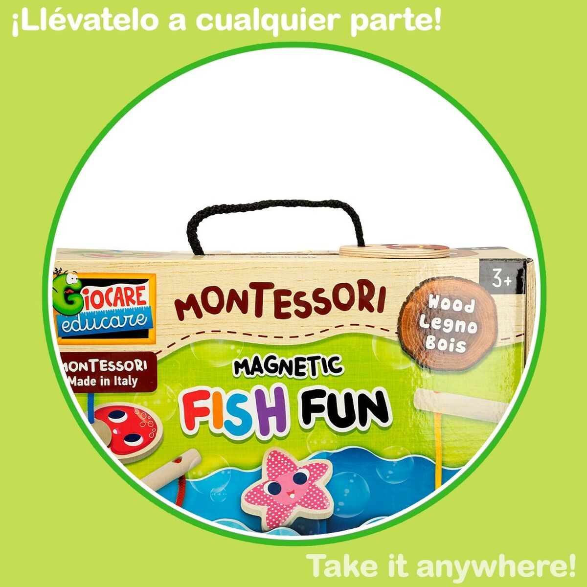 Joc de Masă Lisciani Montessori Pescuit (6 Unități) - Jucarii si jocuri, Jocuri și accesorii