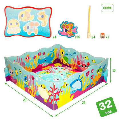 Joc de Masă Lisciani Montessori Pescuit (6 Unități) - Jucarii si jocuri, Jocuri și accesorii
