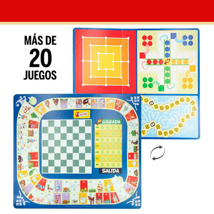 Joc de Masă Lisciani Juegos reunidos ES 40 x 0,1 x 33 cm (12 Unități) - Jucarii si jocuri, Jocuri și accesorii