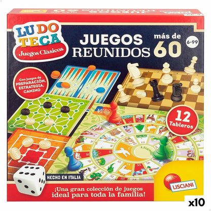 Joc de Masă Lisciani Juegos reunidos ES 26 x 1 x 26 cm (10 Unități) - Jucarii si jocuri, Jocuri și accesorii