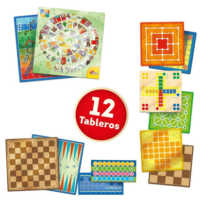 Joc de Masă Lisciani Juegos reunidos ES 26 x 1 x 26 cm (10 Unități) - Jucarii si jocuri, Jocuri și accesorii