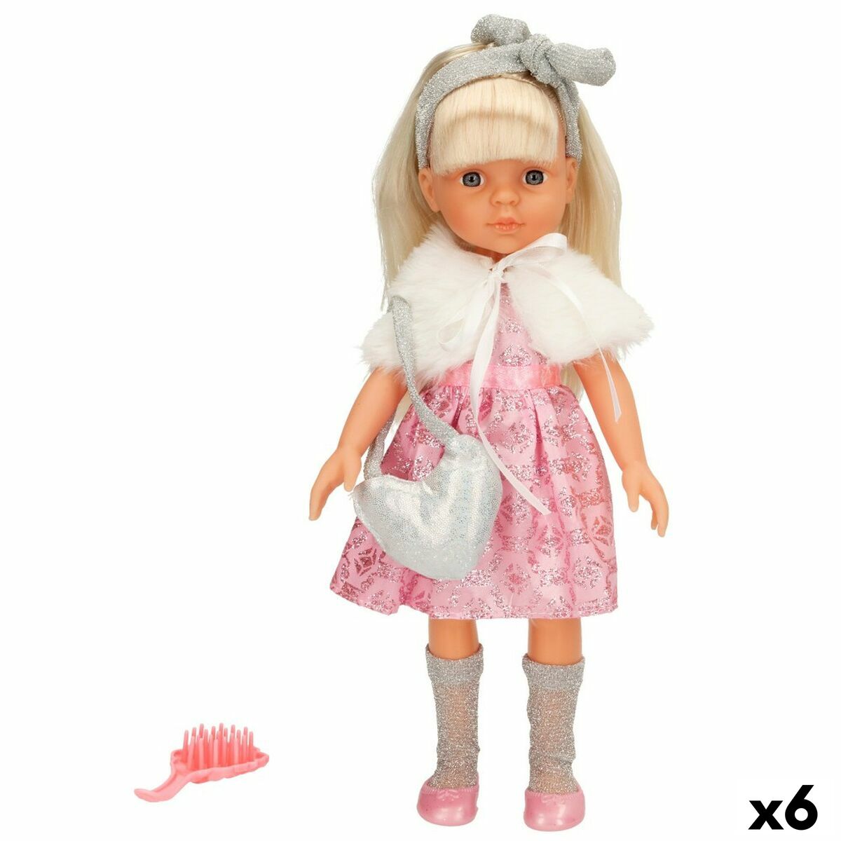 Păpușă Colorbaby Isabella 32 cm Pieptene 15 x 32 x 7 cm (6 Unități) - Jucarii si jocuri, Păpuși și accesorii