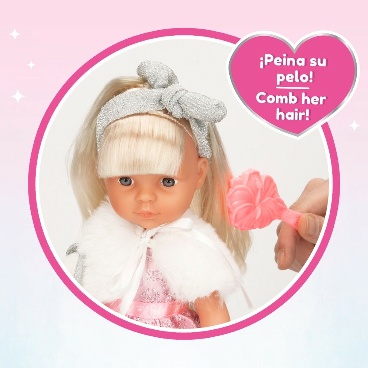 Păpușă Colorbaby Isabella 32 cm Pieptene 15 x 32 x 7 cm (6 Unități) - Jucarii si jocuri, Păpuși și accesorii